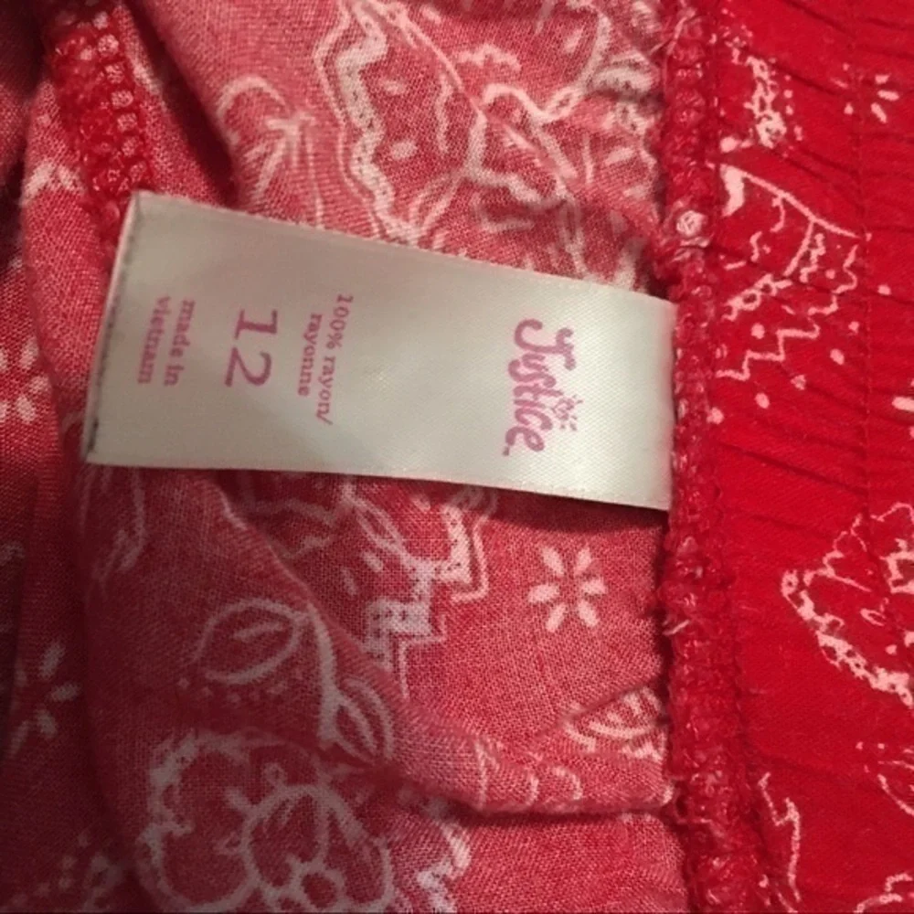 Justice girls size